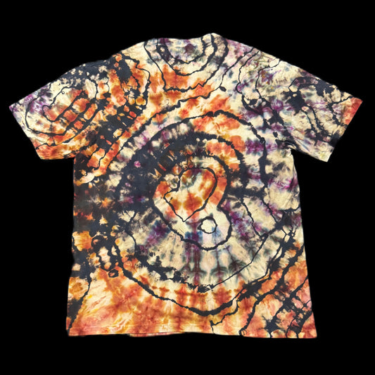 B.M.F.S. // Catch & Release Reverse Hypnosis Rusted Tie Dye Size XL