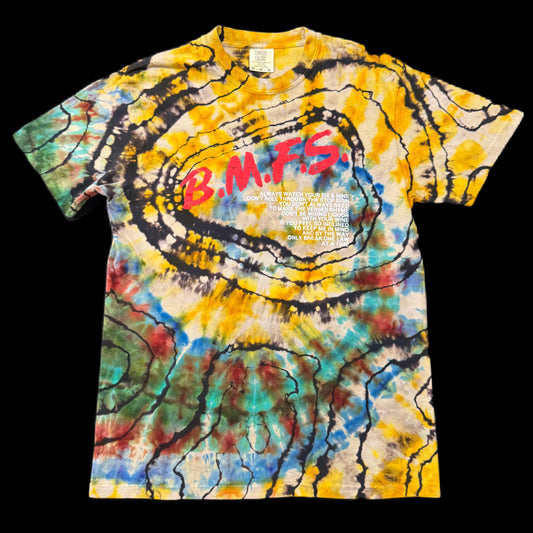 B.M.F.S. // Catch & Release Reverse Hypnosis Golden Tie Dye Size MED