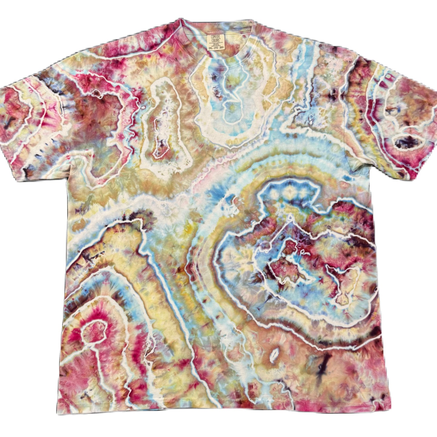 Grateful Mountain Tie Dye Geode Raspberry Warrior Size XXL