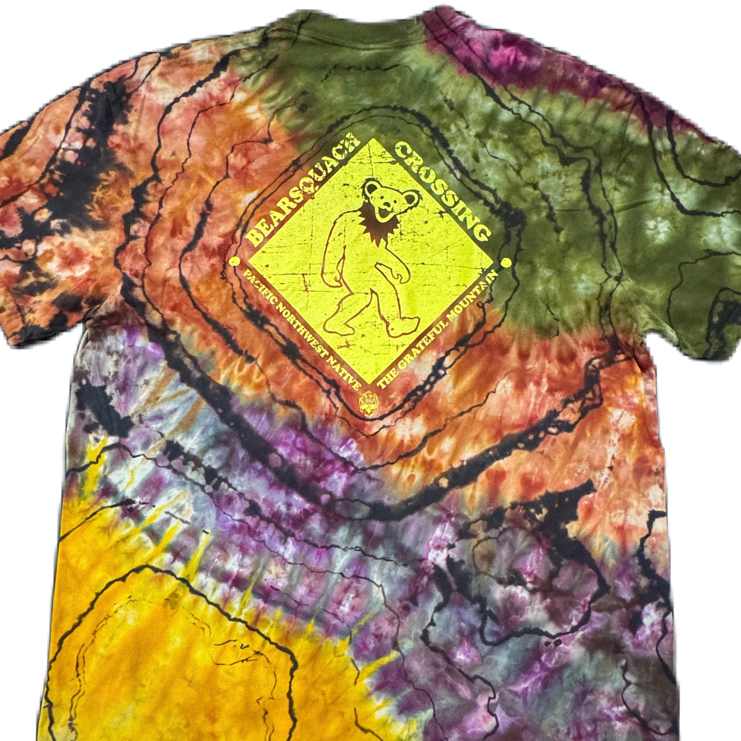 BearSquach Crossing Reversed Autumn Ice Dye /// Size XL