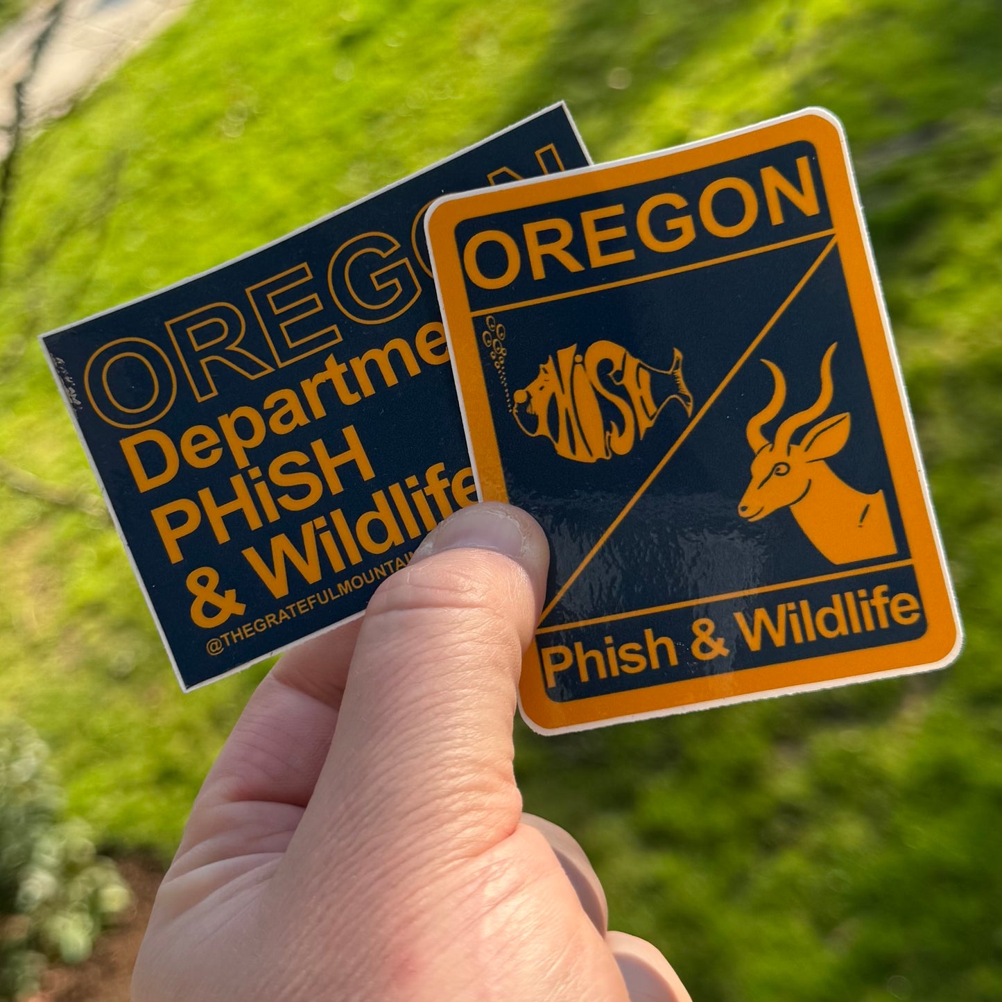 Sticker 2 Pack /// 3” Oregon Dept. of PHiSH & Wildlife Slap Pack