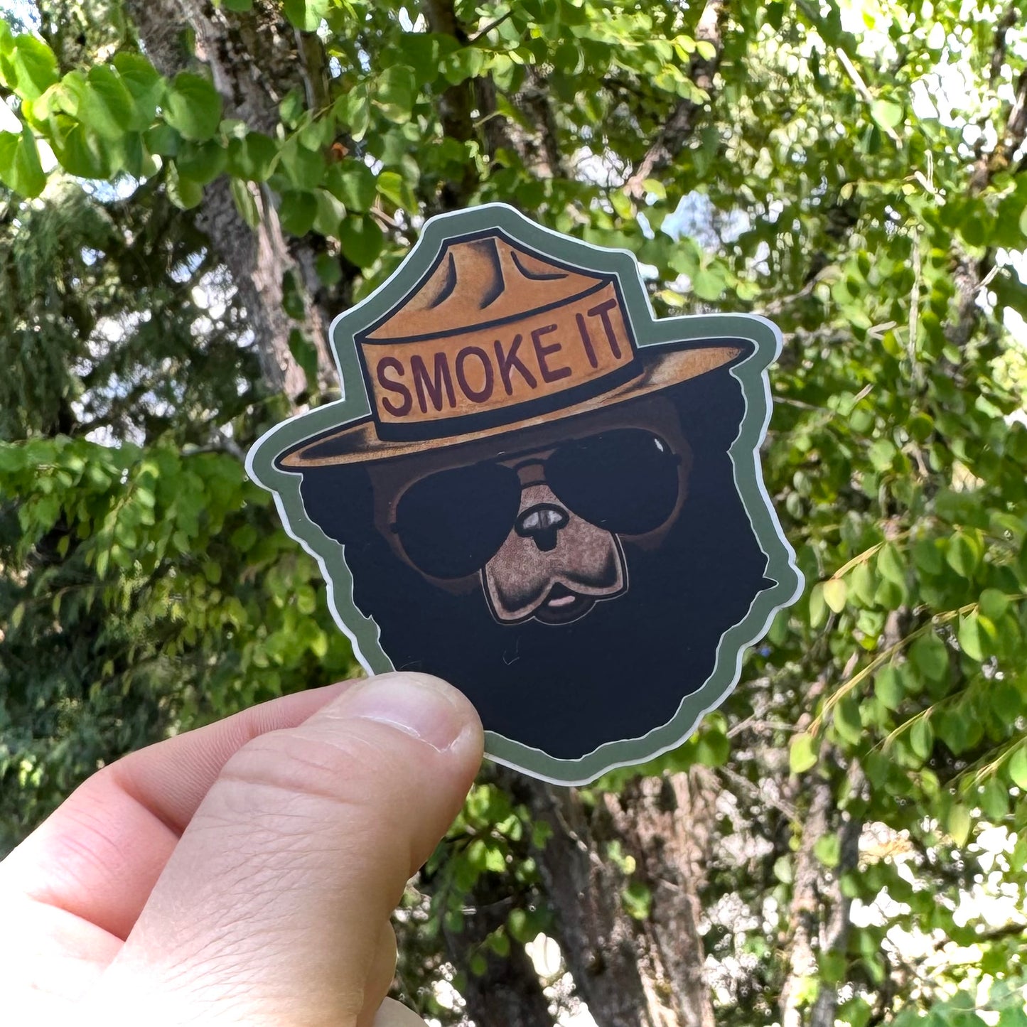 Sticker /// 3” Smoke It JerrBear Slap