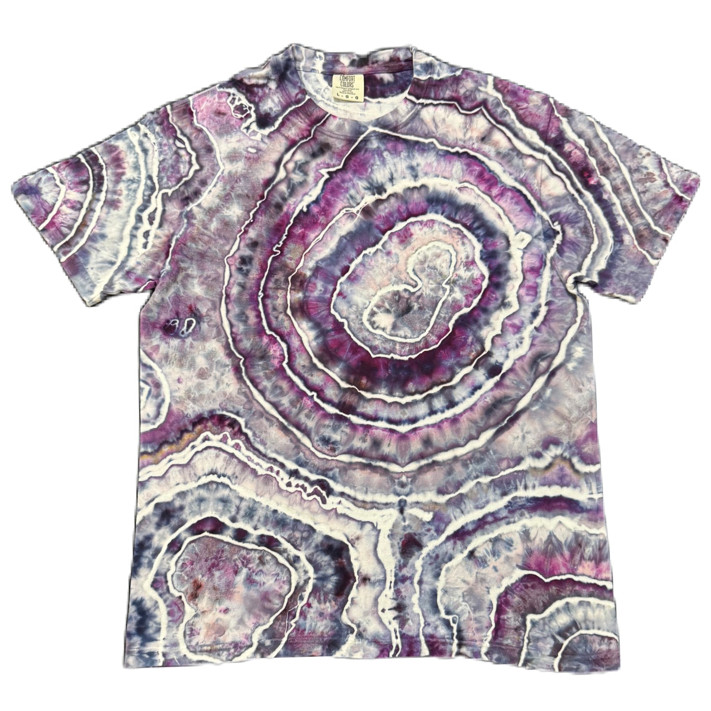 Grateful Mountain Tie Dye Interstellar Purps Geode Size LRG