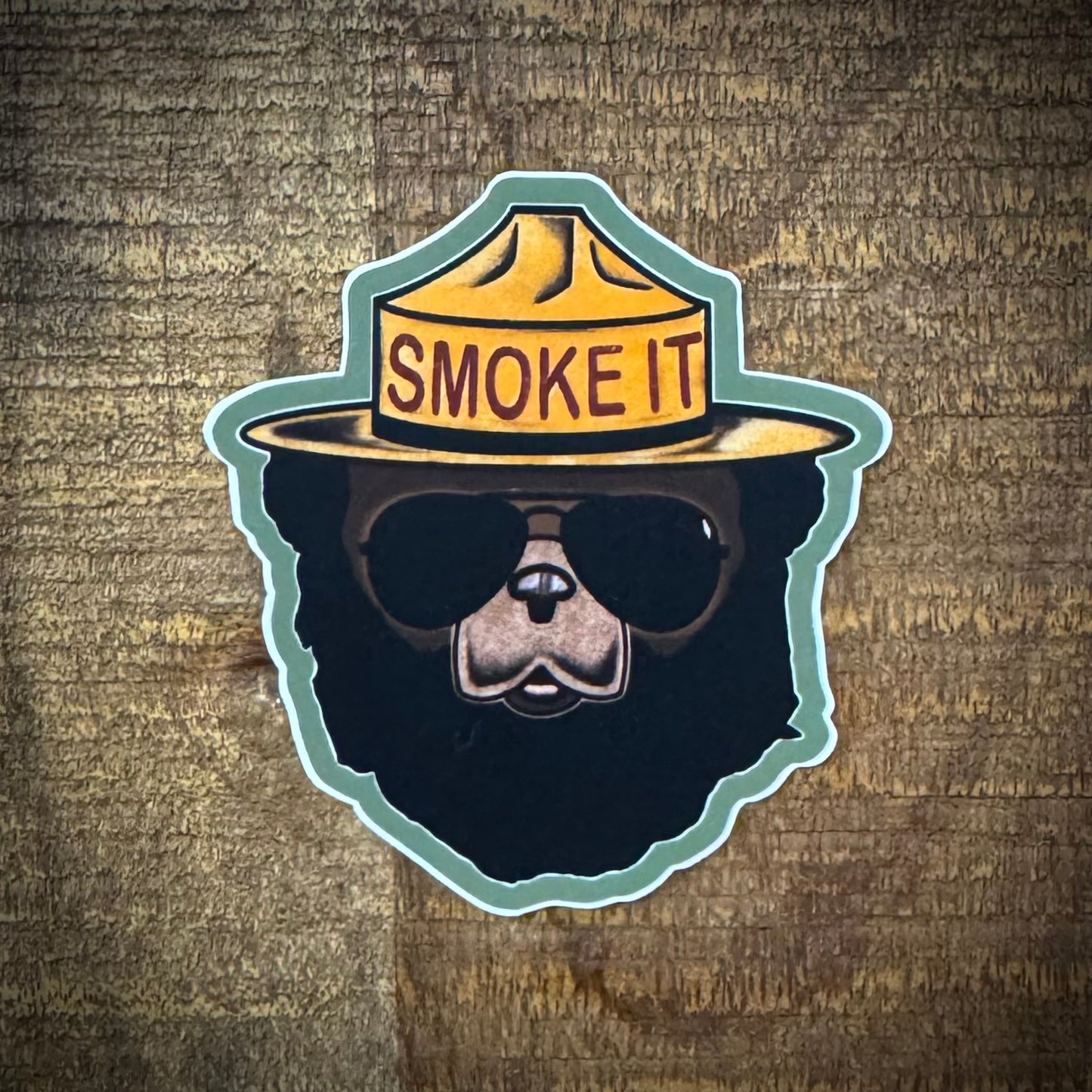 Sticker /// 3” Smoke It JerrBear Slap