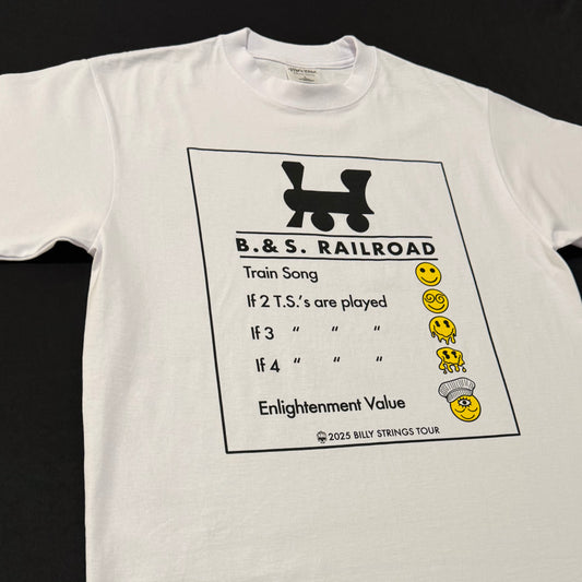B. & S. Railroad // 2025 Billy Strings Tour // Monopoly Shirt