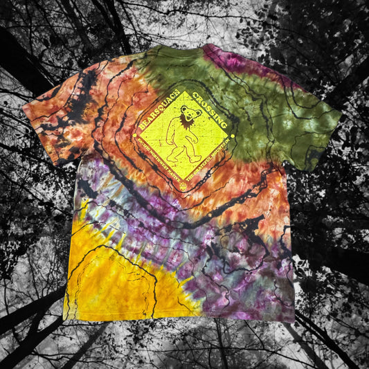 BearSquach Crossing Reversed Autumn Ice Dye /// Size XL
