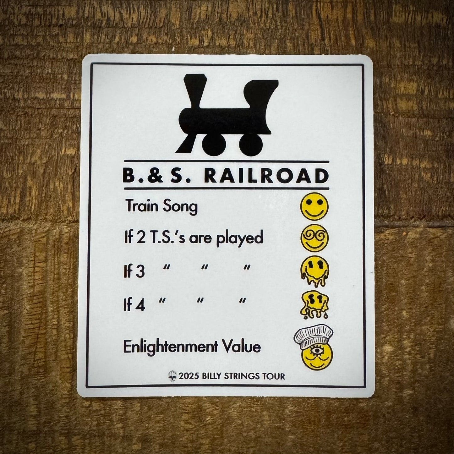 Sticker /// 3” B.&S. Railroad Monopoly Slap