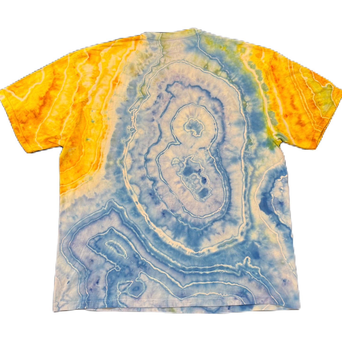 Grateful Mountain Tie Dye Golden Alpine Size Geode Size XXXL