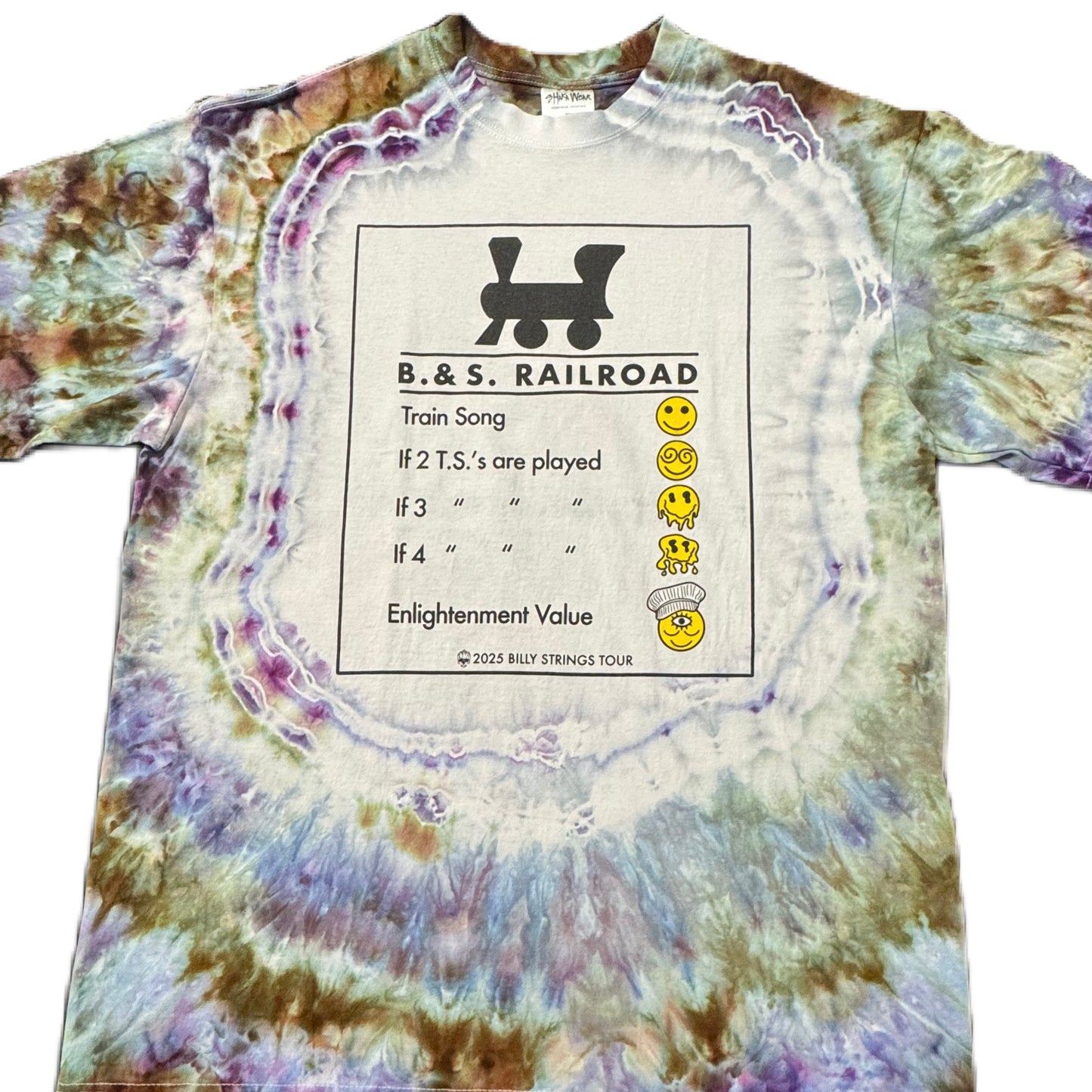 B. & S. Railroad Psychedelic Smokestack Deep Purple & Wild Thing /// Size XL