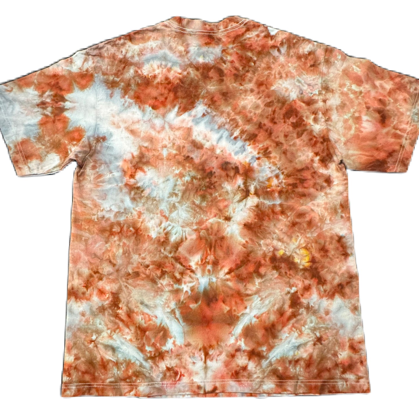 B. & S. Railroad Psychedelic Smokestack Blood Moon Ice Dye /// Size XL