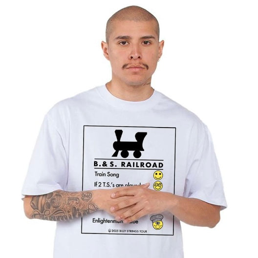 B. & S. Railroad Train Song Enlightenment 2025 Billy Strings Tour /// Monopoly Bootleg Shirt
