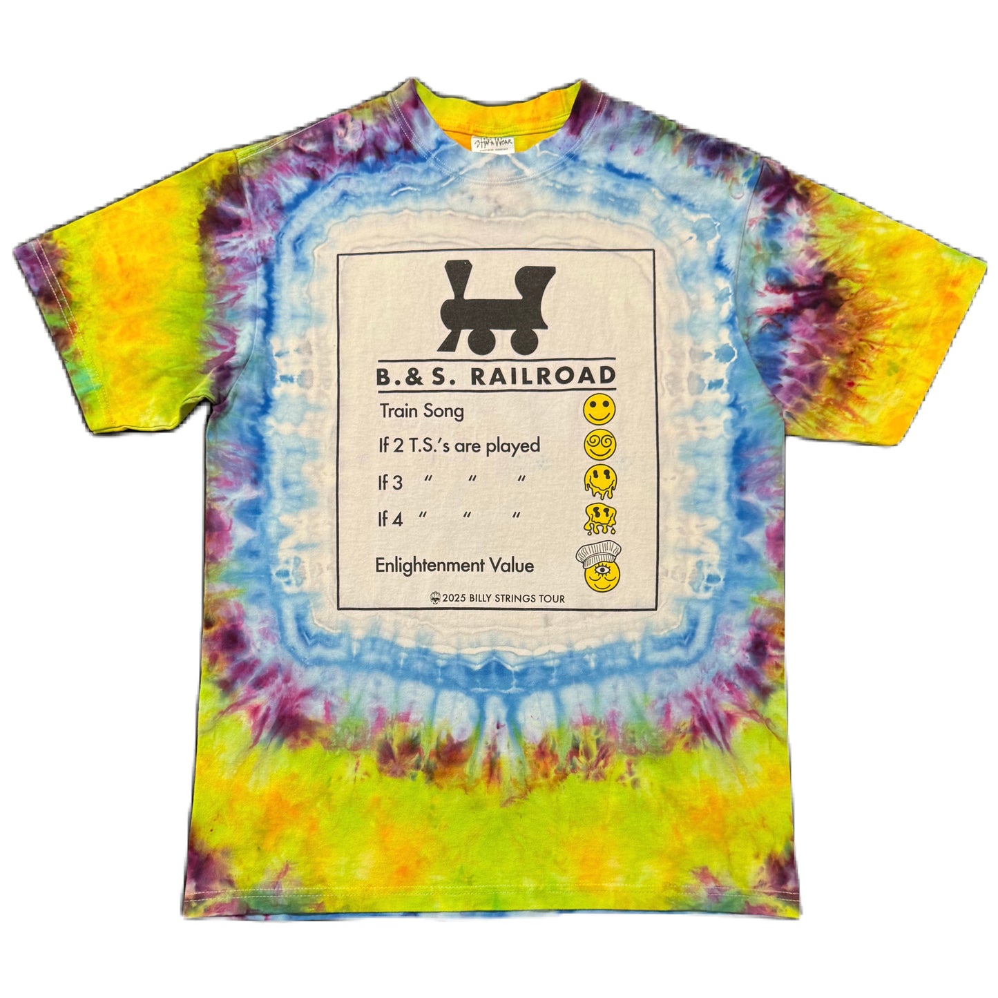 B. & S. Railroad Psychedelic Smokestack Limed Sky Dye Size LRG