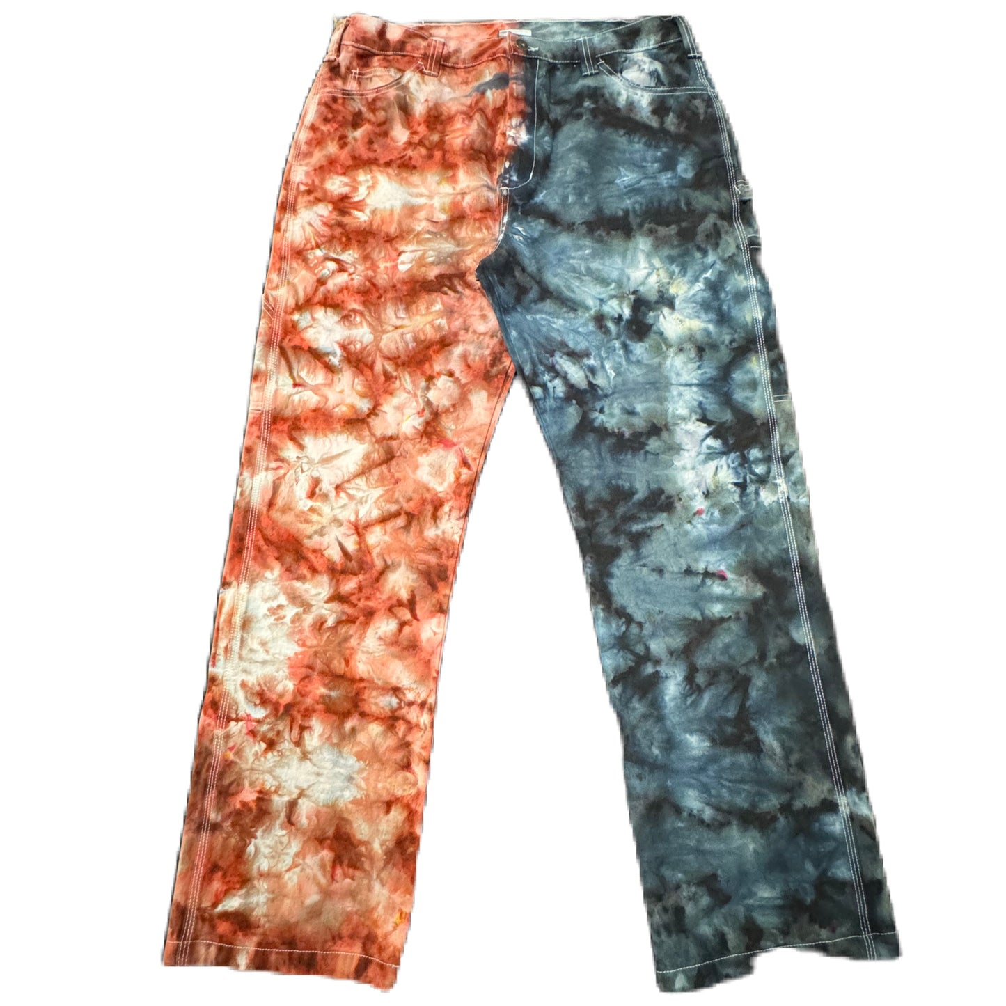 Pants /// Dickies Painters 50/50 Crump Smoke & Blood Moon Ice Dye /// Size 36W 32L