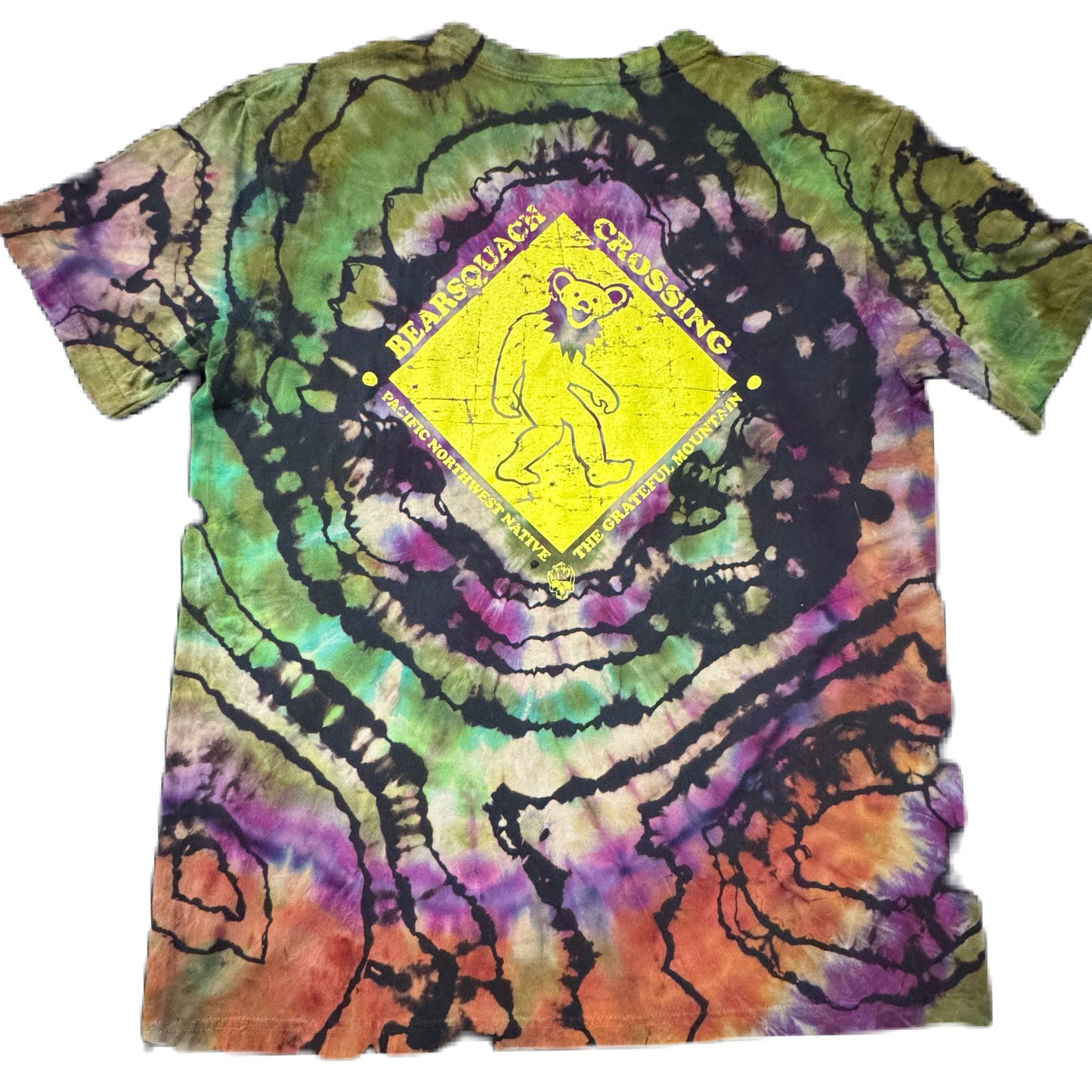 BearSquach Crossing Reversed Rusted Purps Ice Dye /// Size LRG