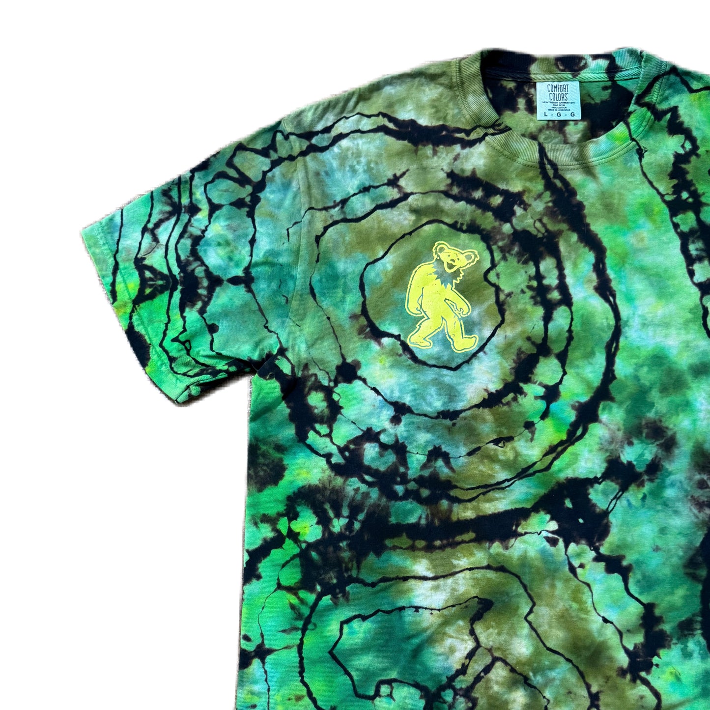 BearSquach Crossing Reversed Moss Ice Dye /// Size LRG