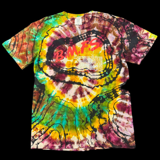B.M.F.S. // Catch & Release Reverse Hypnosis Maroon Tie Dye (multiple sizes available)