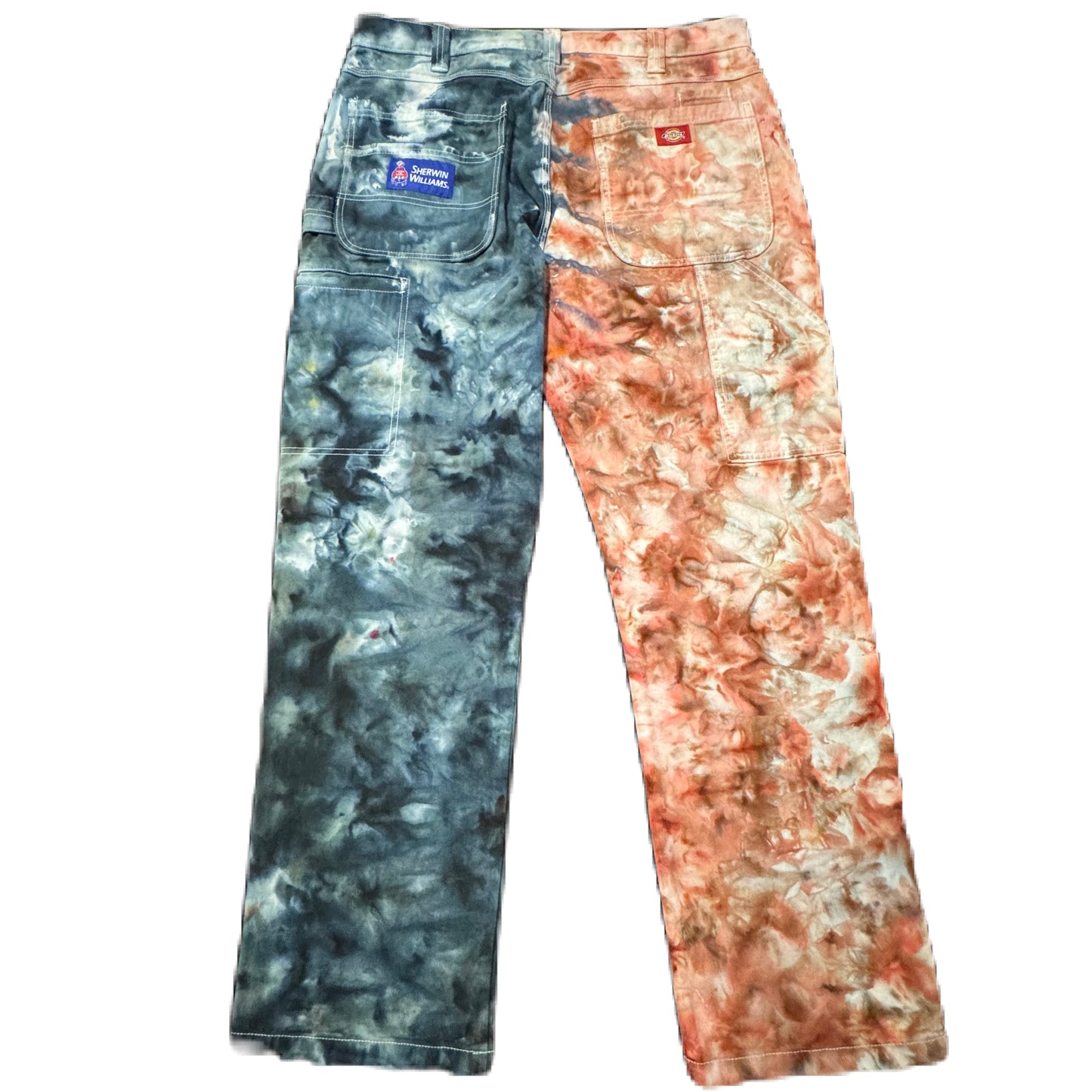 Pants /// Dickies Painters 50/50 Crump Smoke & Blood Moon Ice Dye /// Size 36W 32L