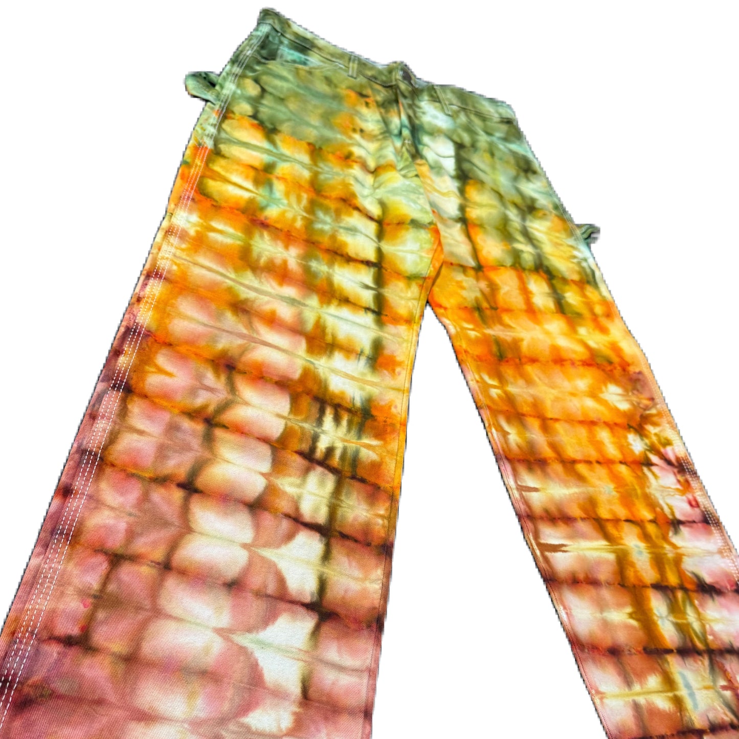 Painter Pants/ Dickies Layered Golden Evergreen 30W/ 30L