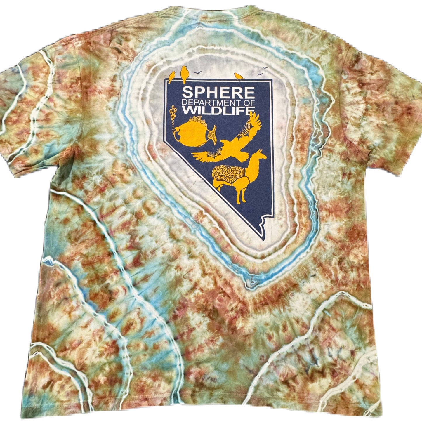 Available Now /// Las Vegas Sphere Department of PHiSH & Wildlife /// Wild Thing & Alpine Ice Dye (Available Sizes: MED, LRG, XL)