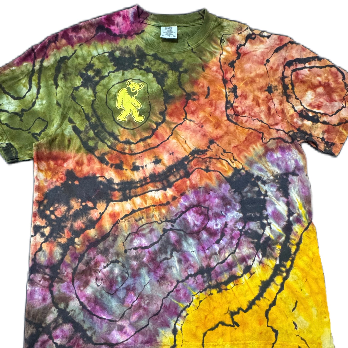 BearSquach Crossing Reversed Autumn Ice Dye /// Size XL