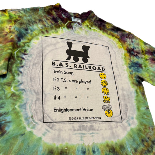 B. & S. Railroad Psychedelic Smokestack Alchemist Dye Size XL
