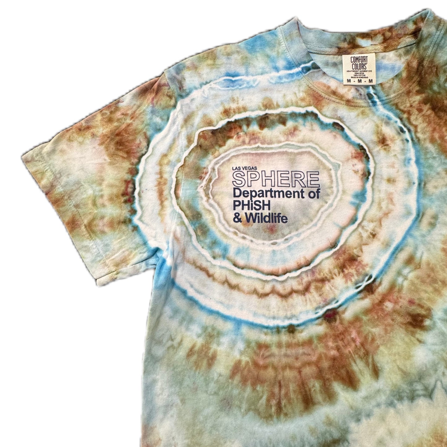 Available Now /// Las Vegas Sphere Department of PHiSH & Wildlife /// Wild Thing & Alpine Ice Dye (Available Sizes: MED, LRG, XL)
