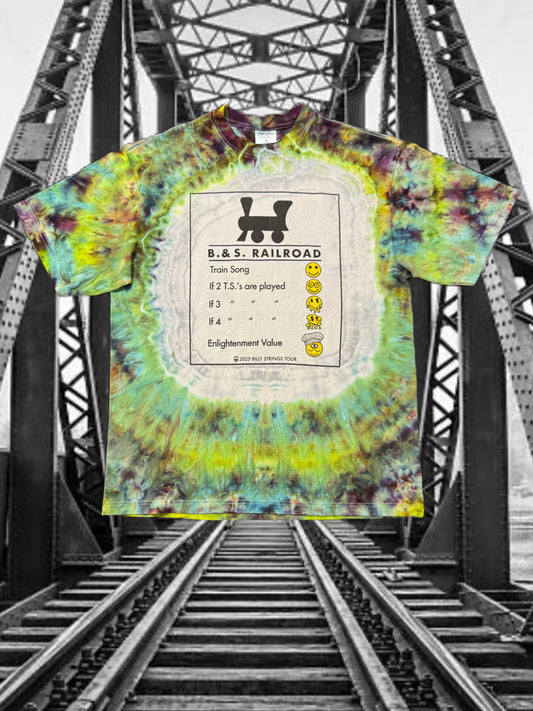 B. & S. Railroad Psychedelic Smokestack Alchemist Dye Size XL