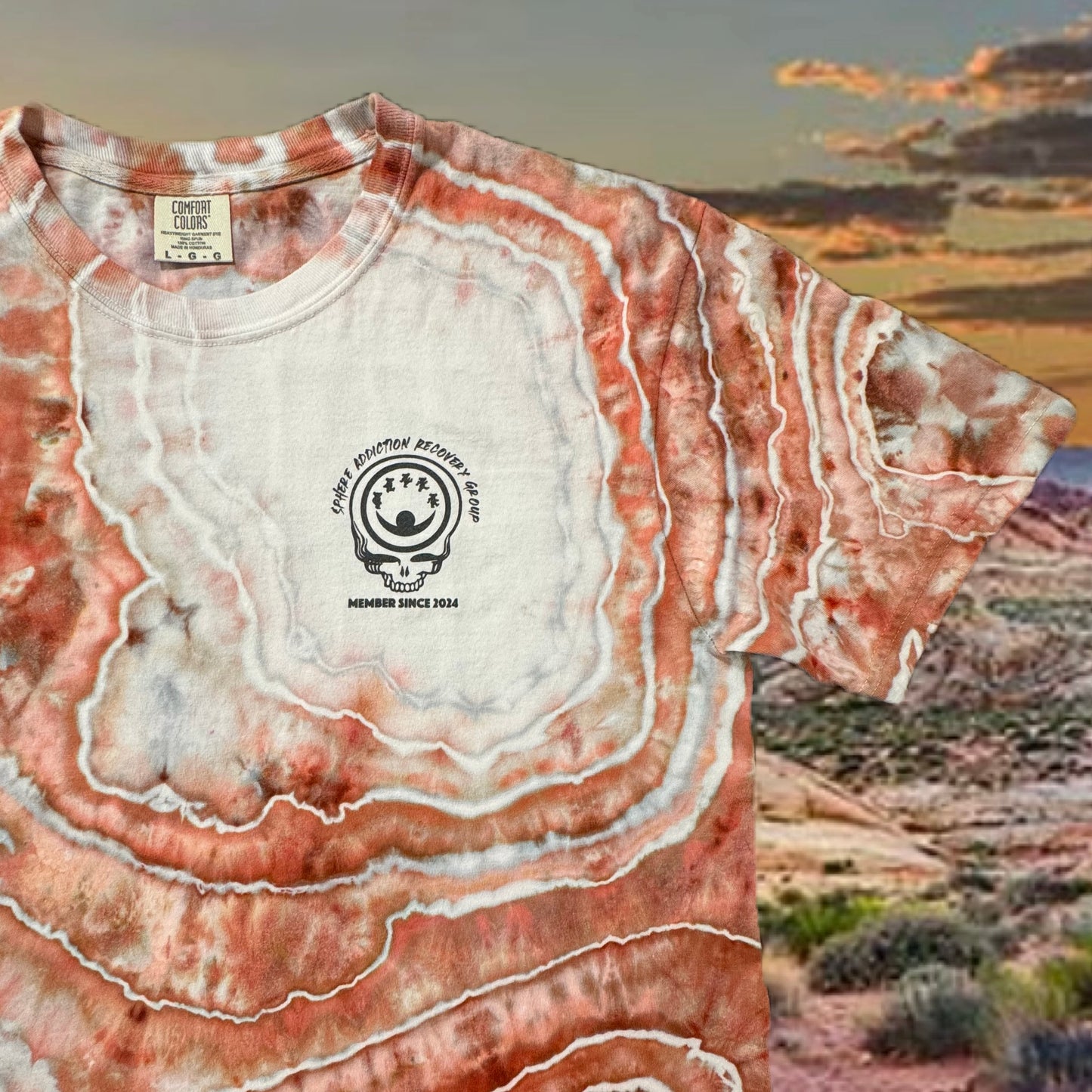 Sphere Addiction /// Vegas Dead Blood Moon Ice Dye /// Size LRG