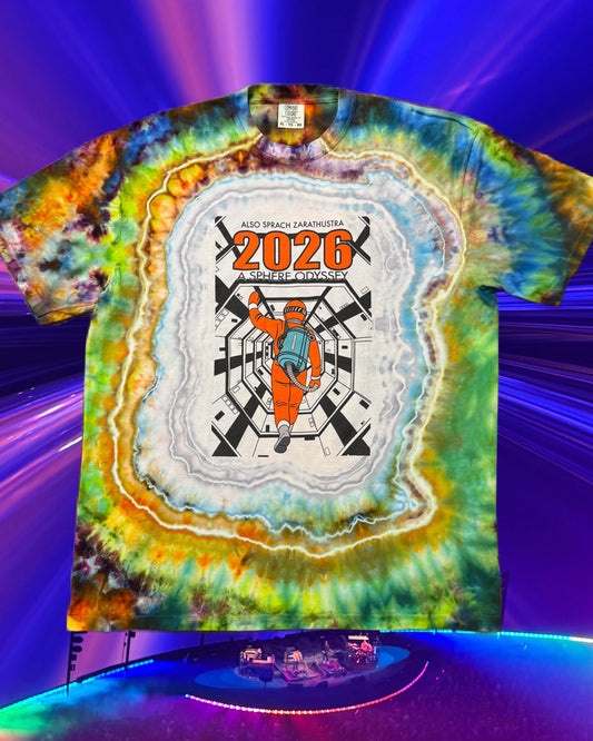 Available Now /// 2026 A Sphere Odyssey /// Rainbow Ice Dye (Available Sizes: MED & XL)