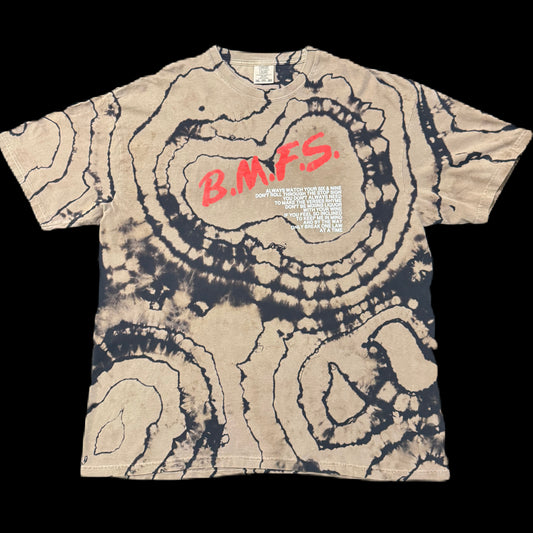 B.M.F.S. // Catch & Release Reverse Mocha Tie Dye Size XXL