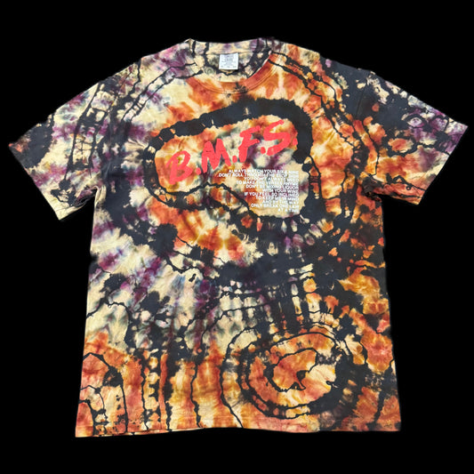 B.M.F.S. // Catch & Release Reverse Hypnosis Rusted Tie Dye Size XL