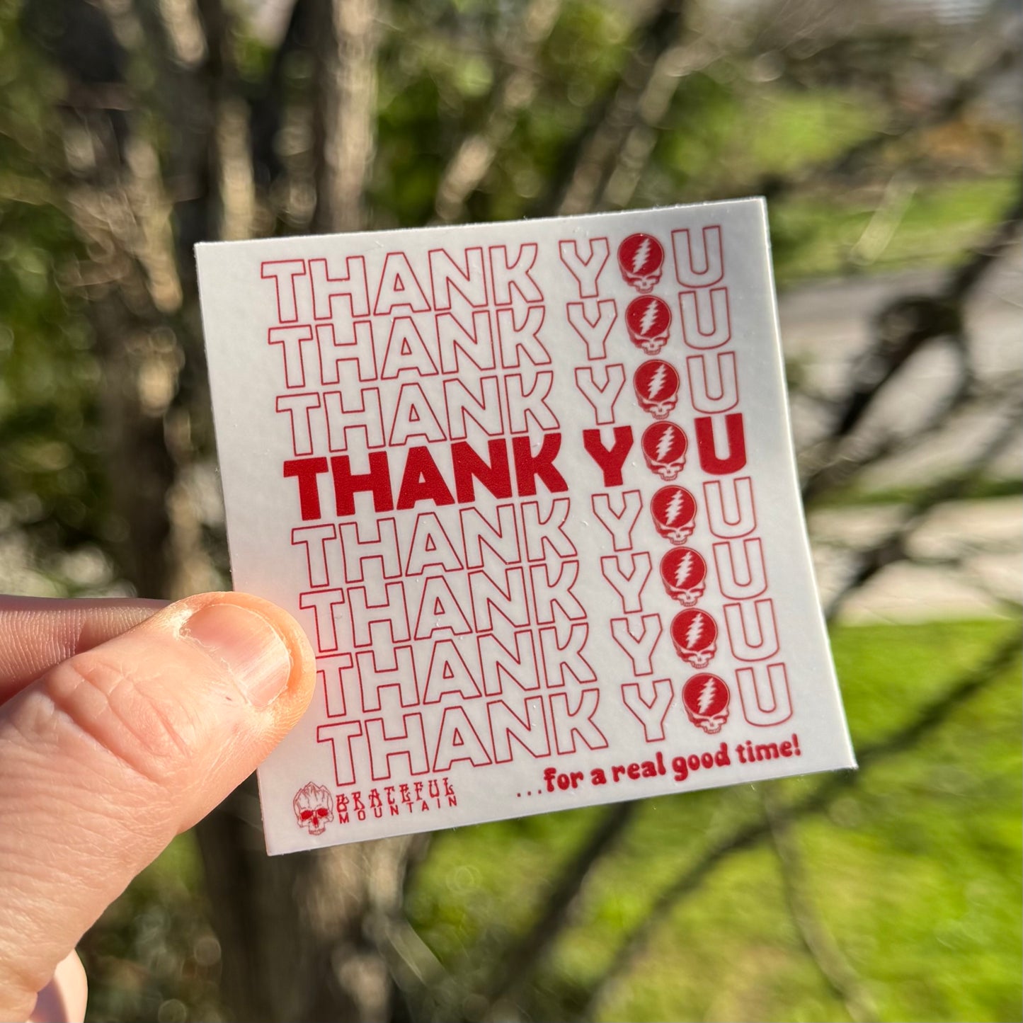 Sticker /// 3” Loose Lucy’s Bodega Thank You Slap