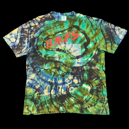 B.M.F.S. // Catch & Release Reverse Hypnosis Moss Tie Dye Size XL