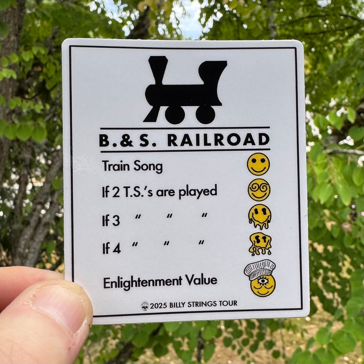 Sticker /// 3” B.&S. Railroad Monopoly Slap